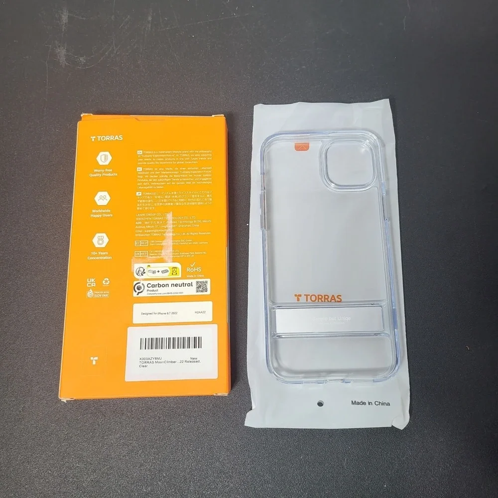 Torras Phone Case iPhone 6/ 7 Moonclimber Clear‎ Protective Case